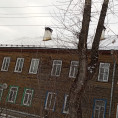 Установка снегодержателей в доме номер 138 по ул. Октябрьской революции
