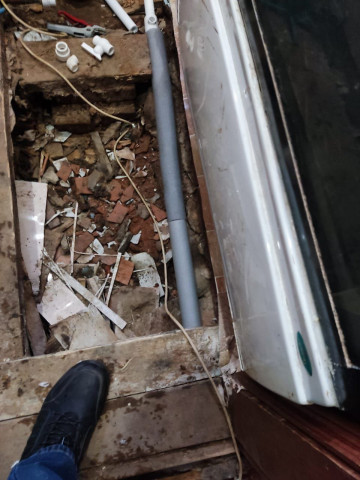 Замена участка розлива холодного водоснабжения в доме № 140 по улице Октябрьской революции