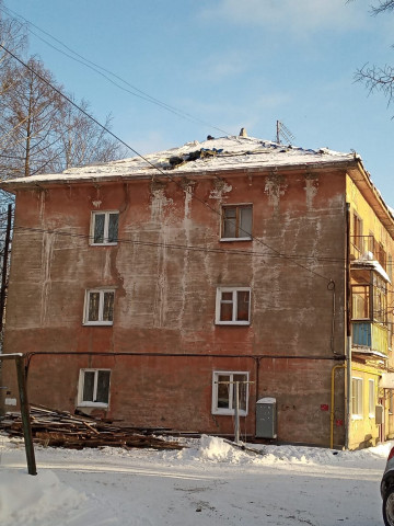 Начался капитальный ремонт кровли (общий котел) по адресу ул. Октябрьской революции, д. 67