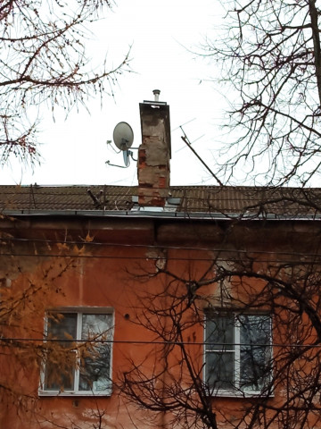 Ремонт вентиляционных шахт в доме № 65 по улице Октябрьской революции