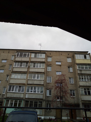 Ремонт балкона в доме № 27 по ул. Октябрьской революции.