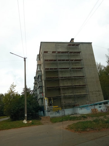 Начало производства работ по капитальному ремонту фасада дома № 3 по улице Парижской Коммуны