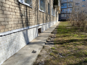 Закончен ремонт цоколя по адресу ул. Социализма, д. 30